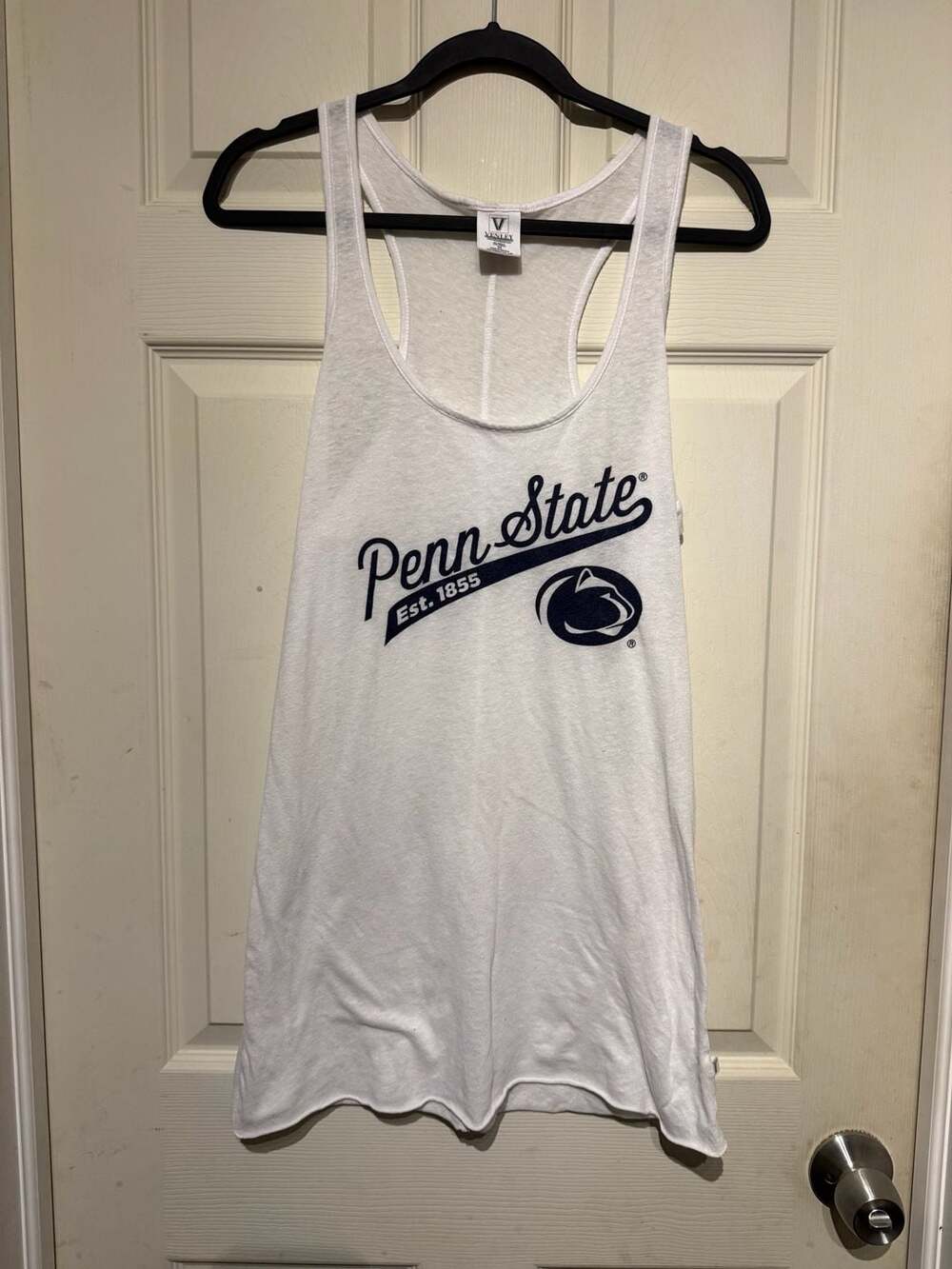 Venley Penn State Tank Top Size Medium White Racerback